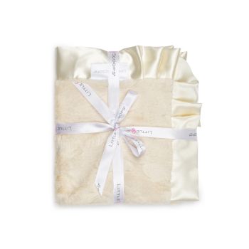 Cream Receiving Blanket Little Scoops by Iscream