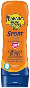 Banana Boat Sunscreen Sport Performance Broad Spectrum Sun Care Sunscreen Lotion - SPF 50, 8 Fl Oz (Pack of 1) Banana Boat