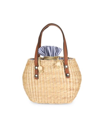 Миниатюрная сумка-тоут из плетеной морской травы Sea & Grass