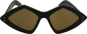 Солнцезащитные очки «кошачий глаз» 59 мм GUCCI
