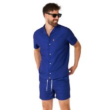Men's OppoSuits Cool Royale Short Sleeve Button Down Shirt & Shorts Set OppoSuits