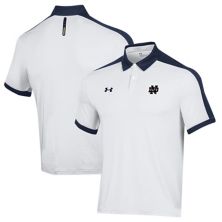 Men's Under Armour White Notre Dame Fighting Irish Trophy Polo Under Armour