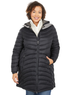 Пуховое пальто больших размеров с капюшоном Ultralight 850 L.L.Bean