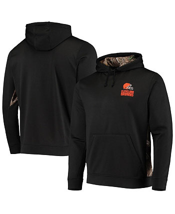 Мужской черный пуловер с капюшоном Realtree Camo Cleveland Browns Logo Ranger Dunbrooke