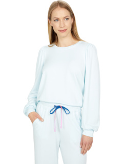 Puffy Sleeve Super Soft Viscose Fleece Sweatshirt Sundry