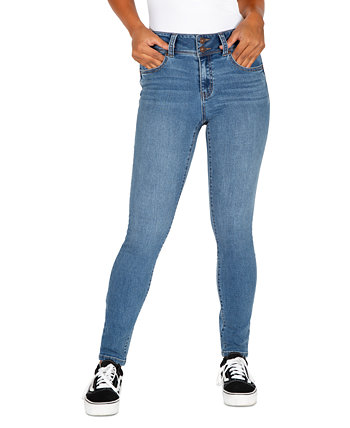 Juniors' Mid-Rise Booty-Shaping Skinny Jeans Rewash