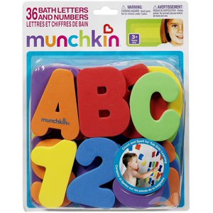 Munchkin Learn Bath Letters & Numbers, Primary, 36 Ct (2 Pack) Visit the Munchkin Store