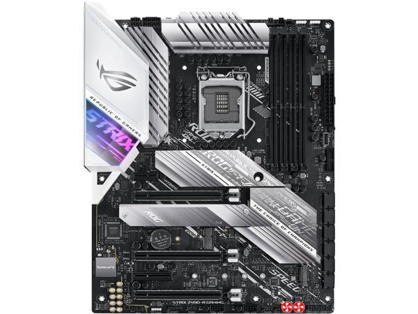 ASUS ROG STRIX Z490-A GAMING LGA 1200 (Intel 10th Gen) Intel Z490 SATA 6Gb/s ATX Intel Motherboard (12+2 Power Stages, DDR4 4600, Intel 2.5Gb Ethernet, USB 3.2 Gen 2, AURA Sync) ASUS