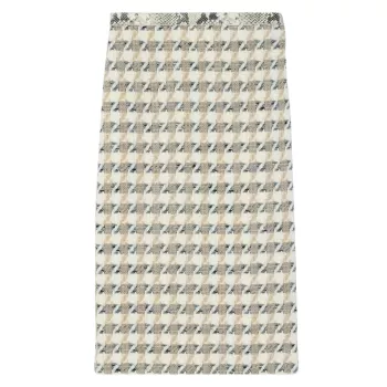 Твидовая юбка-карандаш с узором «гусиные лапки» St. John