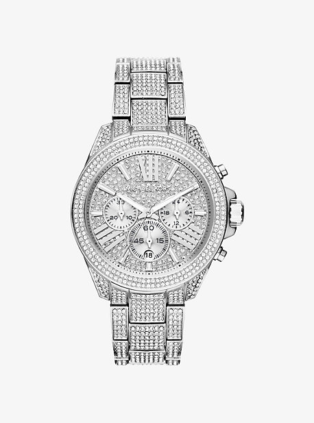 Michael kors silver tone watch outlet
