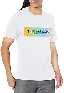 Футболка True Religion для мужчин с логотипом в коробке из 100% хлопка True Religion