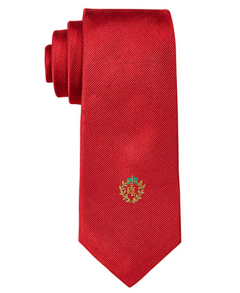 Однотонный галстук с гербом для мальчиков LAUREN Ralph Lauren