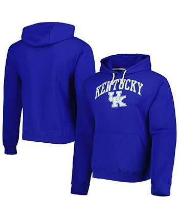 Мужской пуловер с капюшоном Royal Distressed Kentucky Wildcats Arch Essential League Collegiate Wear