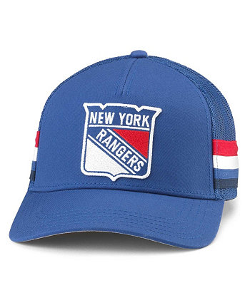 Мужская синяя регулируемая кепка New York Rangers HotFoot Stripes Trucker American Needle