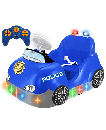 Bumper Car Police 6 Volt Battery Powered Car Baby Toddler 18-36 Months Light Sound Kiddieland