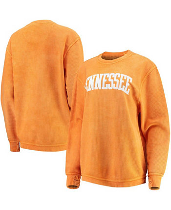 Женская футболка Tennessee Orange Tennessee Volunteers с удобным шнурком, винтажная стирка, пуловер с базовой аркой, свитшот Pressbox