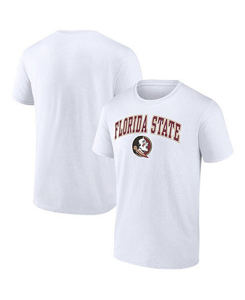 Мужская белая футболка Florida State Seminoles Campus Fanatics