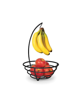 Европейское маленькое фруктовое дерево, компактный держатель для фруктов с прикрепленной подставкой для крючка для бананов Tovolo
