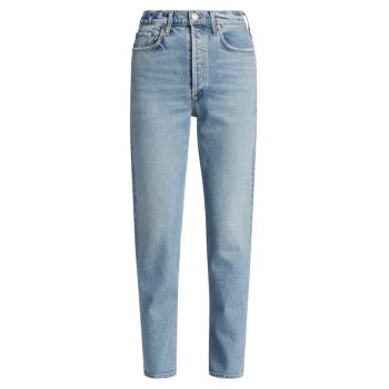 High-Rise Stovepipe Slim Jeans AGOLDE