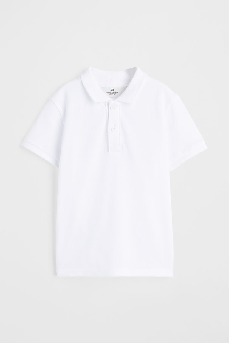 Рубашка поло из хлопкового пике H&M