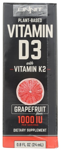 Onnit Vitamin D3 Spray Grapefruit — 0,8 жидких унций Onnit