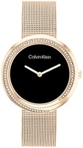 Кварцевые часы Calvin Klein Twisted Bezel, Женские, 34 мм Calvin Klein