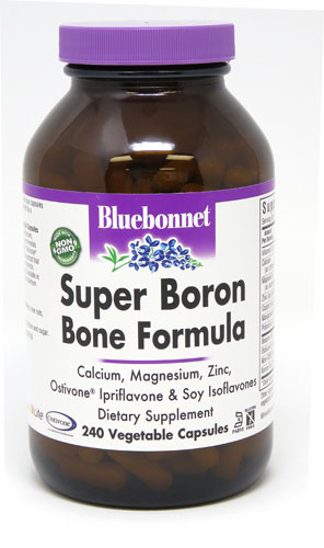 Bluebonnet Nutrition Super Boron Bone Formula -- 240 растительных капсул Bluebonnet Nutrition