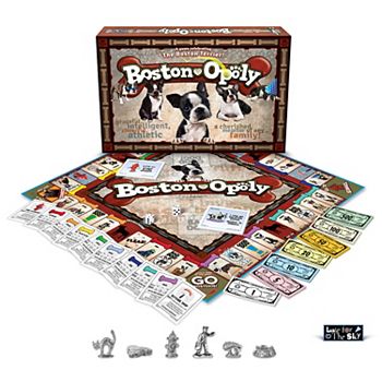 Настольная игра Boston-opoly для 2-6 игроков, из картона и пластика, для детей от 8 лет Late For The Sky