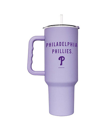 Лавандовый стакан с логотипом Philadelphia Phillies емкостью 40 унций Logo Brand