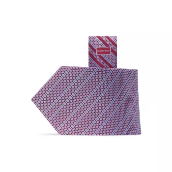 Роскошный шелковый галстук ручной работы Stefano Ricci