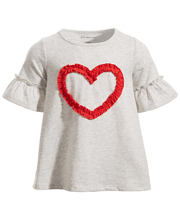 Топ для девочек с рюшами в форме сердца, созданный для Macy's First Impressions