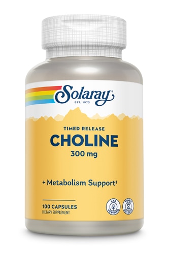 Solaray холин — 300 мг — 100 капсул Solaray