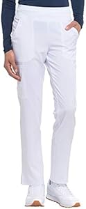 EDS Essentials Scrubs for Women, Yoga-Inspired Pull-On Pant with Four-Way Stretch and Moisture Wicking DK005 Dickies