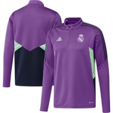 Men's adidas Purple Real Madrid Training AEROREADY Quarter-Zip Top Adidas