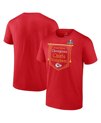 Мужская красная футболка Kansas City Chiefs Super Bowl LVIII Champions Hometown Big and Tall Fanatics