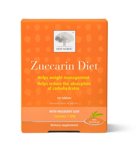 Zuccarin Diet™ с листьями тутового дерева — 60 таблеток New Nordic