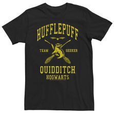 Big & Tall Harry Potter Hufflepuff Quidditch Team Seeker Tee Harry Potter