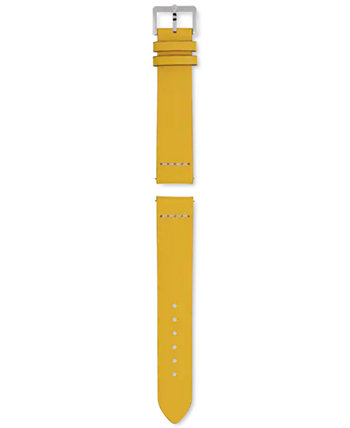 Желтый кожаный ремешок для часов Captain Cook 37 мм Rado