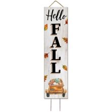 Hello Fall Garden Stake Artisan Signworks