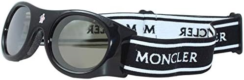 Moncler ML0051 Shiny Black/Silver Unisex Ski Goggles Moncler