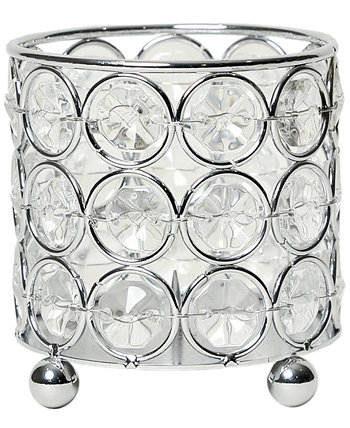 Декоративная ваза для цветов, подсвечник, центральное украшение свадьбы Elipse Crystal Elegant Designs
