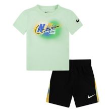 Boys 4-7 Nike Graphic Tee and Mesh Shorts Set Nike