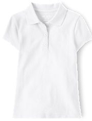 Girls Uniform Pique Polo The Children`s Place