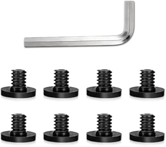 8pcs Replacement Bolt Compatible with Suncast Storage Sheds, Premium ABS Accessories Parts Bolts with 3/8 Inch Hex Screwdriver Screws Replacement for Storage Sheds Lasuroa