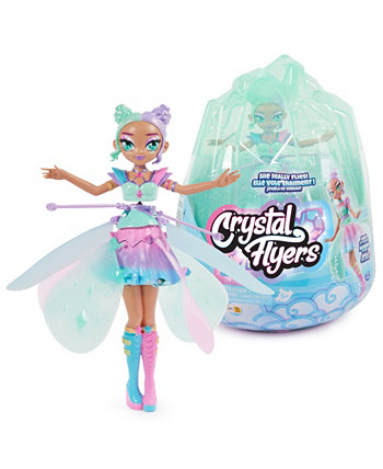 Crystal Flyers, Pastel Kawaii Doll Magical Flying Toy with Lights Hatchimals
