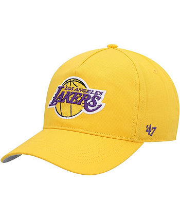 Золотая мужская бейсболка Los Angeles Lakers Hitch Snapback '47 Brand