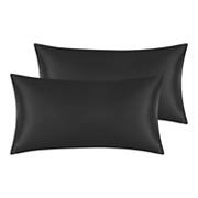 Satin Comfortable Hair and Skin Envelope Closure Standard Pillowcase 2 Pcs 20" x 40" Unique Bargains