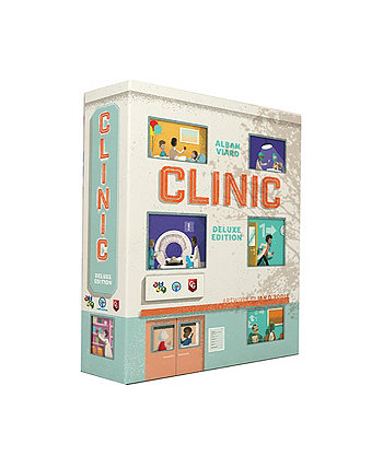 Размещение плиток в настольной игре «Стратегия Clinic Deluxe» Capstone Games