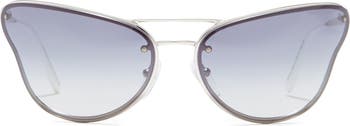 Модифицированные солнцезащитные очки «кошачий глаз» 69 мм Prada