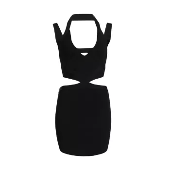 Многослойное мини-платье Sagua с вырезами Gauge81